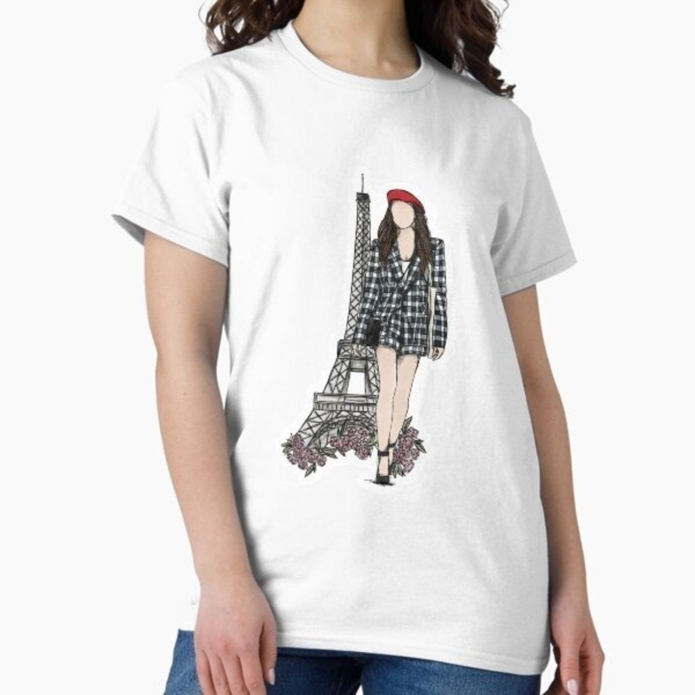 Emily In Paris French Adventure Casual Shirt For Women